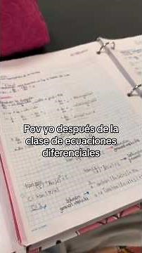 Ecuaciones diferenciales