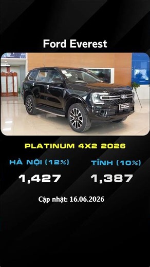 Ford Everest Platinum 4x2 2026 On-Road Price I Contact: 0939.26.3333