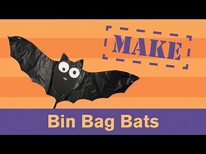 Halloween Make: Bin Bag Bats
