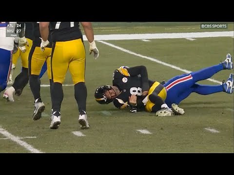 Aaron Rodgers Hand Injury After HUGE HIT By Joey Bosa 😳 Steelers vs Bills Highlights