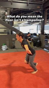 Who’s gonna tell him?? #tumbling #flips #stunts #utah | James Crutcher
