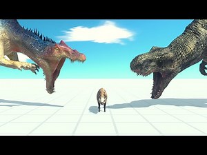T-Rex And Spinosaurus Vs Every Unit ARBS | Animal Revolt Battle Simulator