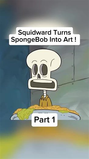 Squidward Transforms SpongeBob Into Art Masterpiece