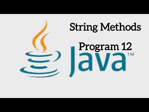 String methods in JAVA | beginner friendly