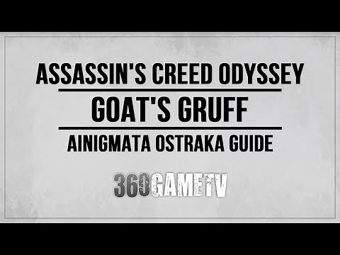Assassin's Creed Odyssey Goat's Gruff Ainigmata Ostraka Location / Solution (Attika)