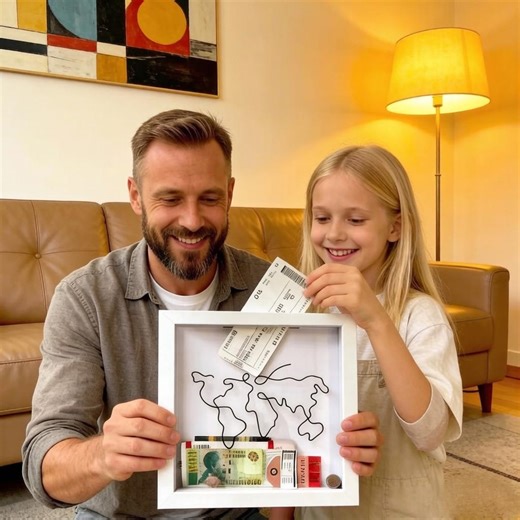 Travel Memory Shadow Box Wall Decor, Wooden Keepsake Frame for Savings Bank/tickets, Gift for Travel Lover - Etsy