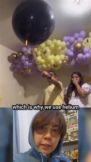 Helium vs Hydrogen Balloon