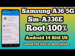 How to root Samsung A33 5g A336E U8 Android 14Galaxy A33 5G Android14 13 Magisk Root Step step Guide