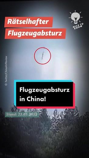 Am 21.03.2022 gab es einen rätselhaften #Flugzeugabsturz in #China. #news #absturz #flugzeug #flight #plane #crash #boeing