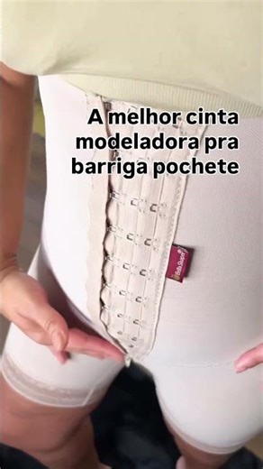 A melhor cinta modeladora pra barriga pochete