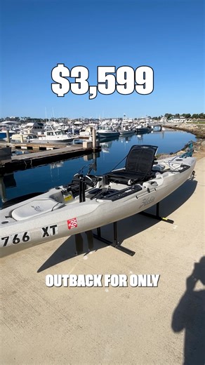 Fastlane Sailing And Kayaking on Instagram: "The Hobie Outback is one of the best all-around fishing platforms out there. It’s stable, comfortable, and loaded with smart tackle storage, making it easy to fish all day. This used setup is already fully dialed, so there’s no need to add upgrades. It comes rigged with a Bixpy motor system that’s lightweight, simple, and perfect for covering more water, plus a Lowrance Hook Reveal 5” fish finder to keep you on the fish. Stop by Fast Lane Kayaks and t