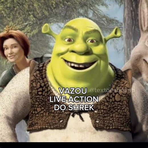 Textoes do Zap Shitposting on Instagram: "Vazam Imagens e Elenco do Live-Action de Shrek: Promessa de Fidelidade ao Original, Mas com Metade da Emoção! Em um vazamento surpreendente nas redes sociais, imagens exclusivas e detalhes do elenco do aguardado live-action de Shrek foram revelados, deixando os fãs divididos. A produção, que promete recriar quadro a quadro o clássico animado da DreamWorks de 2001, parece estar comprometida em manter a essência visual do pântano de Shrek, mas insiders ale