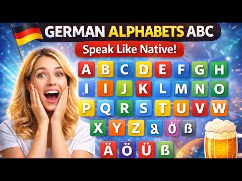 German Alphabet A–Z | Deutsch ABC with Hindi Explanation | A1 Level