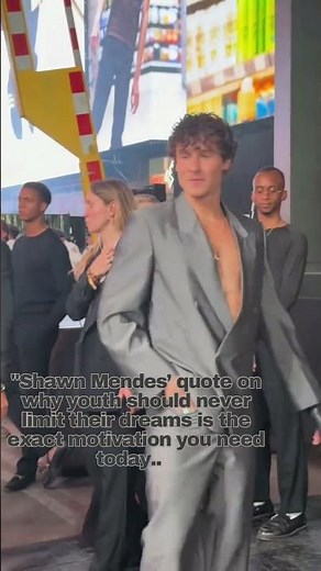 Shawn Mendes On Youth Power! ߒ #shorts #shawnmendes