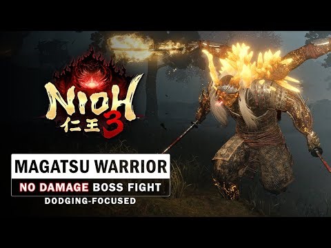 Nioh 3 - Magatsu Warrior Boss Fight (No Damage)