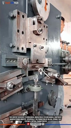 Innovation Technology in CNC Multi-Axis Spring Coilers: Automated Formation of Spiral Springs #tech