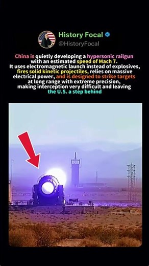 Latest Chinese Hypersonic Cannon Weapon #usa
