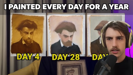 Art history research and drawing live stream: Understanding visual storytelling