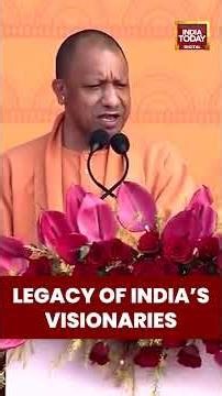 UP CM Yogi Adityanath Highlights Legacy of India’s Visionaries in #lucknow