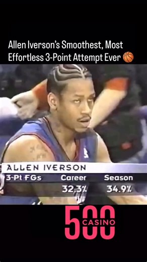 Hit follow to catch the most interesting content! 🚀 on Instagram: "Allen Iverson turned the 3-point contest into his own version of “effortless basketball.” In what might be the most relaxed performance in NBA contest history, he barely lifted a foot, casually flicking up shots while the crowd held its breath. Some called it bold, others called it wild — but nobody forgot it. It wasn’t about hustle; it was pure rhythm, swagger, and classic Iverson style. A moment that became part highlight, par