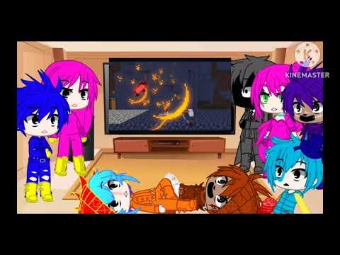 Poppy playtime react to smile dog vs scp 096