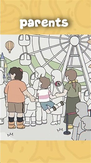 Wait to ride the carousel