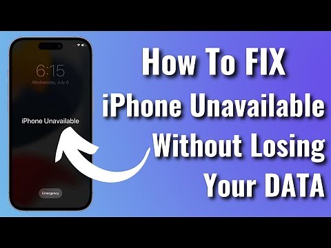 FIX iPhone Unavailable Without Losing Data | Fix Disabled iPhone No Data Loss 2023
