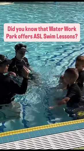 Did you know that Water Works Park offers ASL (American Sign Language) swim lessons during the summer? Led by Savannah Vann Boyd, an interpreter with the Denton Regional Day School for the Deaf, this course is specially designed for Deaf and Hard-of-Hearing children. We can’t wait to bring it back next summer! For more info, email maria.campbell@cityofdenton.com | Denton Parks and Rec