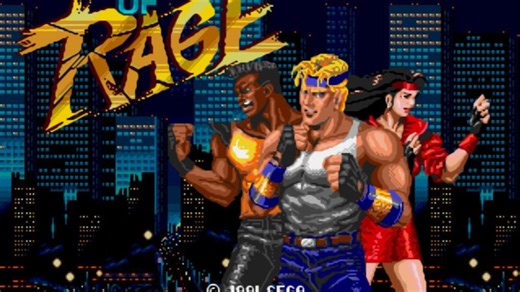 怒之铁拳1代 30年前世嘉最经典的闯关游戏 世界顶级高手双人一命通关