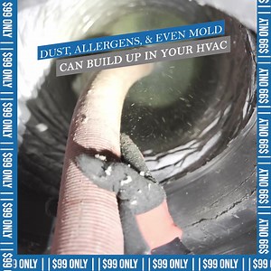 💥 Air Duct Cleaning Alert💥 Do you feel like your home is stuffy and congested? Time to freshen things up! 🌬️ For a limited time, we're offering air duct cleaning for only $99 🤑 This is your chance to breathe in the fresh air you deserve 🌬️ Our team of experts guarantee 100% satisfaction and will leave your air ducts sparkling clean 💎 Don't believe us? Check out our 5-star Google reviews 🌟🌟🌟 Say goodbye to dust, dirt, and allergies 🤧🧹 and hello to a cleaner and healthier home 🏠 Experi