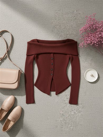 Sabrina elegant dan simple #sabrina #atasansabrina #rajutpremium #fyppppppppppppppppppppppp #CapCut