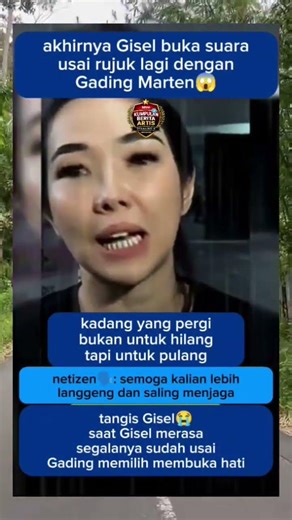 Akhirnya Gisel Buka Suara Soal Rujuk dengan Gading Marten😱#gadingmartin#giselanatasia#trending#viral