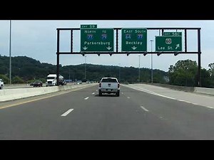Interstate 79 - West Virginia (Exits 1 to 5) northbound