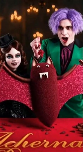 Vampire Bat Carnage at a Transylvanian Feast 🦇🍷😈 #eating #eatingshow #mukbang #yummy #yummyfood