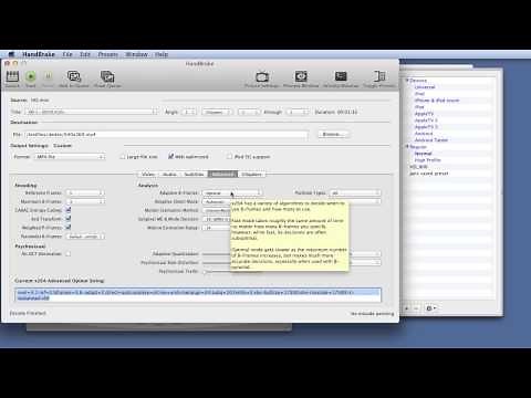 How to Encode with HandBrake