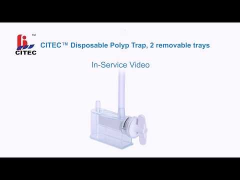 CITEC™ Disposable Polyp Trap, 2 removable trays In-Service Video