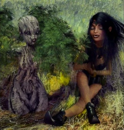 Magical Girl In Tree TF By Mischievous Witch #shorts