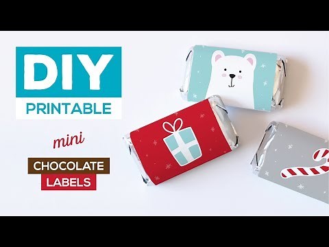 DIY Mini Chocolate Wrappers