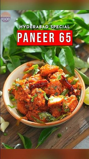 Hyderabad Style Paneer 65 Recipe !!