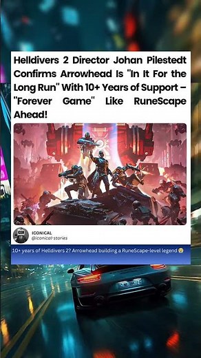 Helldivers 2 Director Johan Pilestedt Confirms Arrowhead Is "In It For the Long Run" With 10+ Years