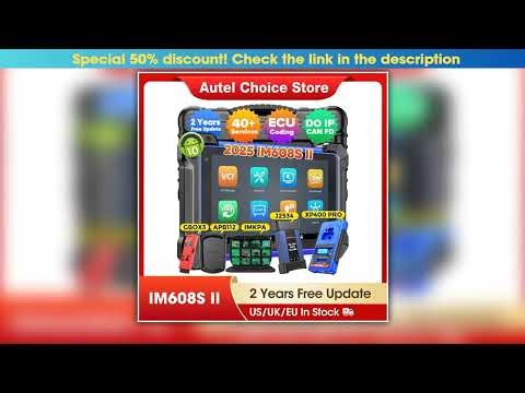 Autel MaxiIM IM608 II IM608S II XP400Pro IMMO Key Programming OBD2 Scanner Car Diagnostic Tool