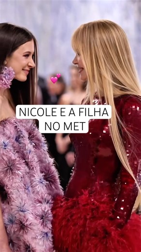 Nicole com a filha no Met. Sintonia que chama atenção. 🤍