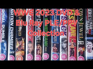 WWE 2023 Complete DVD & Blu Ray PLE/PPV Collection