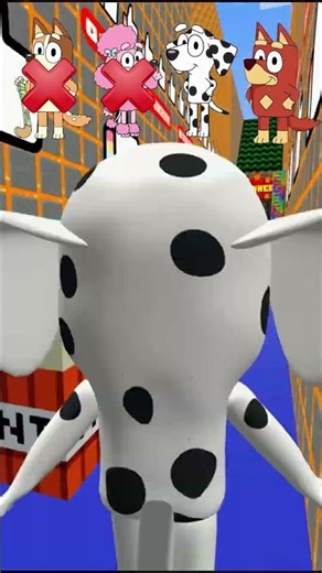 Who Wins The Bluey Race Challenge? 🤔💙😰P.8 #shorts #roblox #bluey