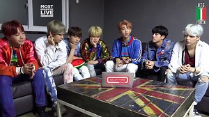 [SUB ITA] 171014 BTS 'Ask Anything Chat' @ Most Requested Live - Parte 2