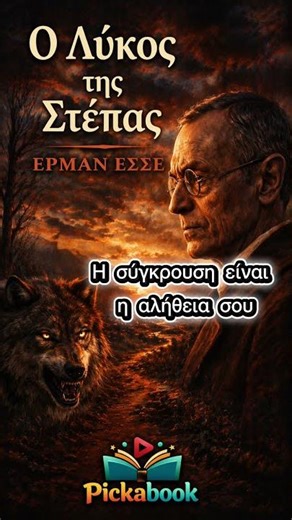 Ο Λύκος 🐺 της Στέπας #Pickabook #BookReel #Steppenwolf #SelfDiscovery #MustRead