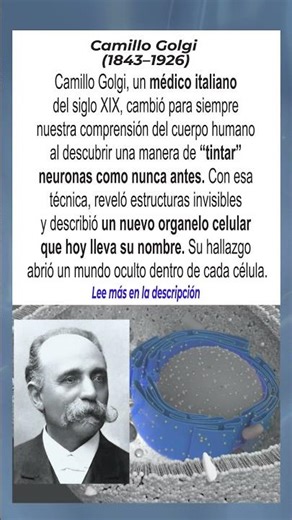 Camillo Golgi y el descubrimiento que cambió la biología