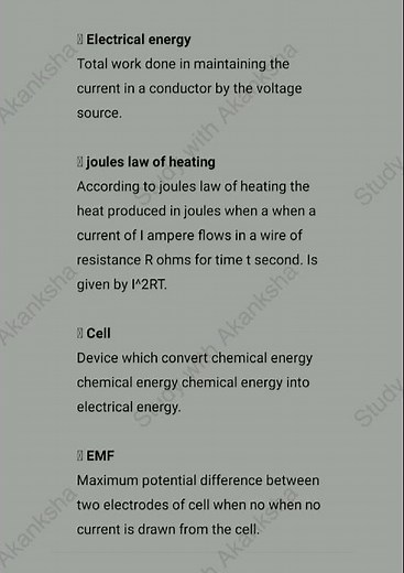 Class 12 physics notes | current electricity all definitions | pdf in the description