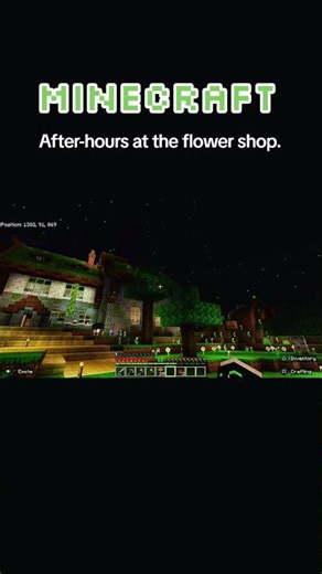 Minecraft: Flower shop after hours