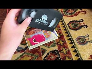 Barney: Let’s Go To The Zoo 2001 VHS Side Label 938